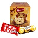 Kit Mini Panetone com Ferrero e Kit Kat