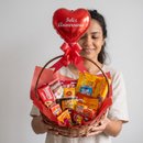 Cesta Feliz Aniversário Parabéns