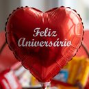 Cesta Feliz Aniversário Parabéns