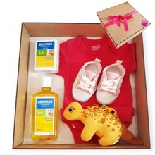 Cesta Caixa Box Maternidade Bebê