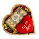 Coração de Bombons e Pelúcia Feliz Ferrero Rocher