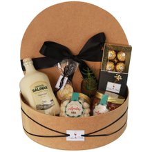 Cesta Cachaça e Petisco