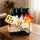 Cesta de aperitivos e Bebidas 