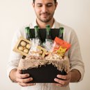 Cesta de aperitivos e Bebidas 