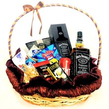 Cesta Aperitivos e Bebida Luxo