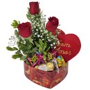 Caixa Amor Com Rosas