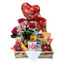 Baú Café Mãe Sensacional Com Rosas