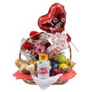 Cesta Café Sublime Com Rosas