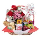 Cesta Café Inspiração Com Rosas