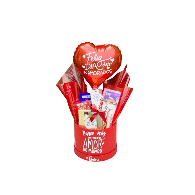 Box com Chocolates Lindt