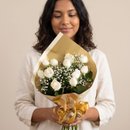 Buquê de Rosas Brancas