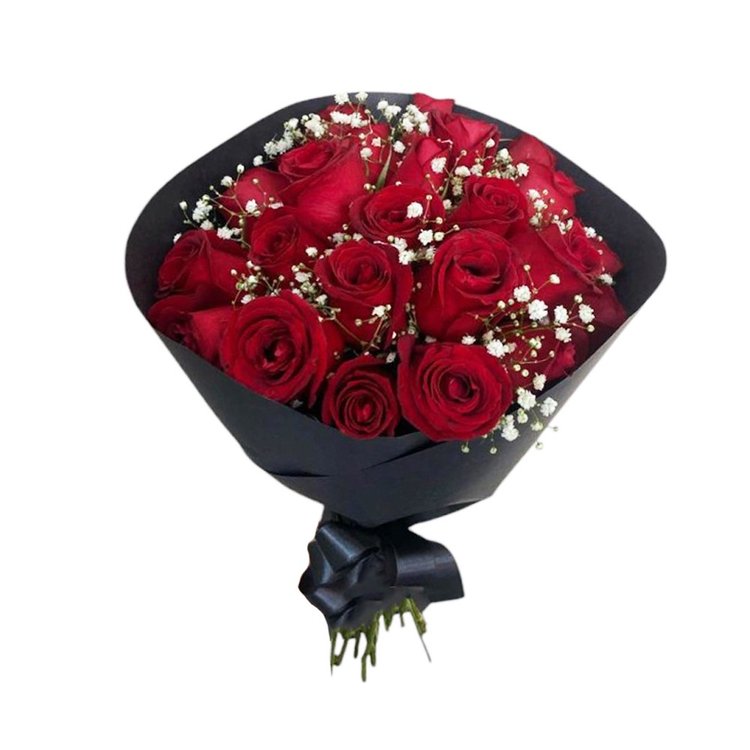Buquê 24 Rosas Vermelhas