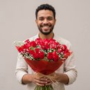 Buquê 40 Rosas Vermelhas