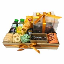 Cesta de Café Aniversário Feliz