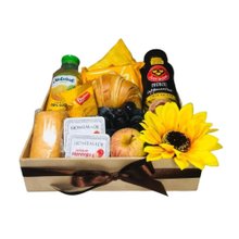 Café da Manhã da Felicidade com Girassol