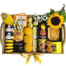 Cesta de Café Alegria Doçuras Girassol