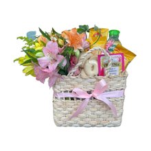 Cesta Alegria Mamãe Aconchego e Flores 