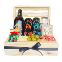 Cesta Cervejas Artesanais e Petiscos Premium