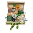 Cesta De Café Da Manhã Com Delicias 