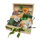 Cesta De Café Da Manhã Com Delicias 