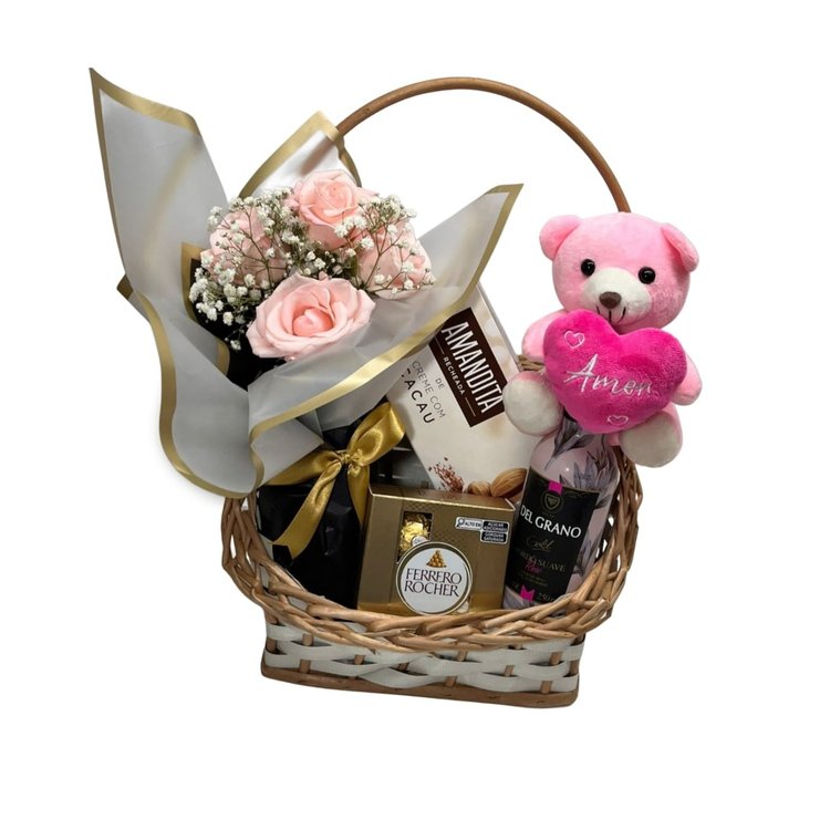 Cesta Amor dia Das Mulheres