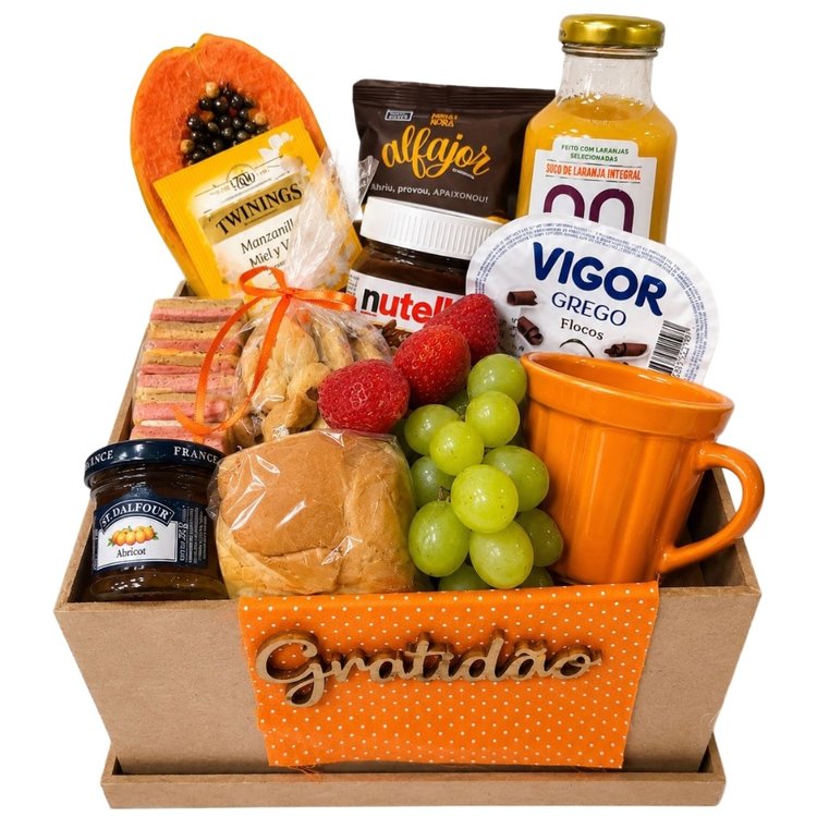 Cesta de Café da Manhã Gratidão