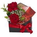 Caixa Envelope Rosas Importada 