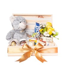 Baú Chocolates, Pelúcia e Flores