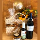 Cesta Com Vinho Gourmet