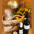 Cesta Com Vinho Gourmet