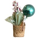Cesta com Orquídea e Espumante Espanhol