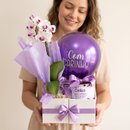 Cesta Com Carinho Lilás