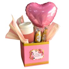 Cesta Com Copo de Café Delicada