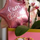 Cesta Delicada com Orquídea Star