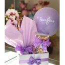 Cesta Orquídea e Pipoca Gourmet
