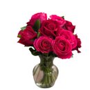 Admirável Rosas em Vaso de Vidro