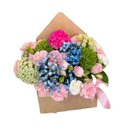 Envelope com Mix de Flores Coloridas