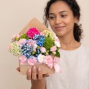 Envelope com Mix de Flores Coloridas