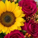 Buquê Girassóis e Rosas