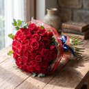 Buquê 50 Rosas Vermelhas