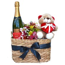 Cesta Nosso Grande Amor e Chandon 