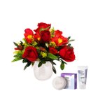 Arranjo de Rosas com Kit Natura