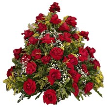 Ikebana Premium de Rosas Vermelhas