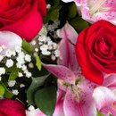 Vaso de Rosas e Lírios