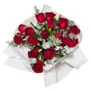 Buquê Luxuoso de Rosas c/ Eucalipto