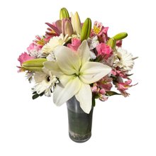 Vaso de Flores em Tons Suaves