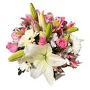 Vaso de Flores em Tons Suaves