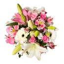 Vaso de Flores em Tons Suaves
