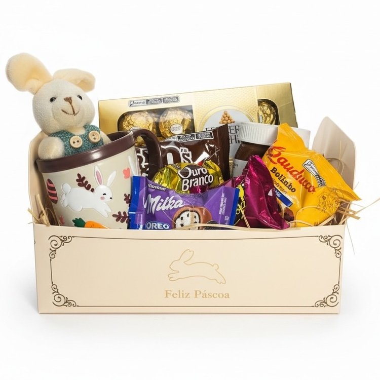 Cesta Doce Páscoa Feliz