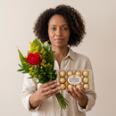 Rosa para Presente com Ferrero